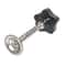 M8 5Star Clamping Knob Screw With Rubber Gasket Hand Tightening Star Knob Handle For Tools Fixtur 6