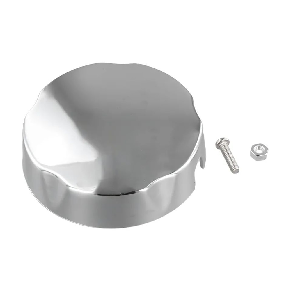 Chrome Bathtub Control Knob 3in Round Rotating Bath Handle Replacement Shower Valve Knob Bathroom 2