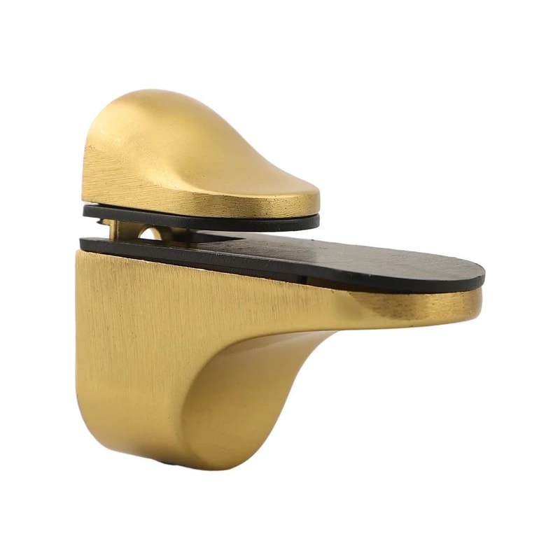 Adjustable Zinc Alloy Glass Shelf Bracket Clamp Wall Mount Holder HeavyDuty Support For Kitchen Be 0