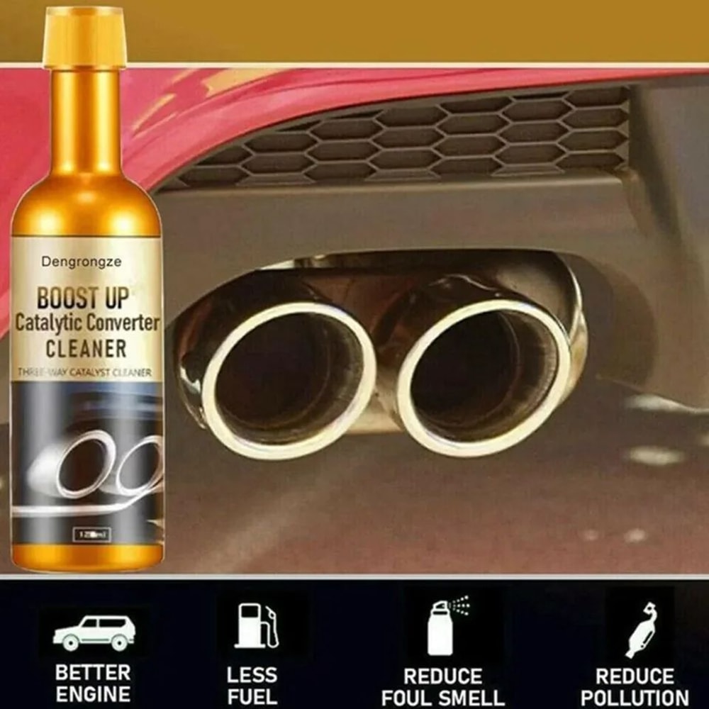 Catalytic Converter Cleaner Reduce Emissions Help Clear Check Engine Light Improve Performance Fu 5