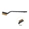 Mini Wire Brush Set Nylon Brass Stainless Steel Curved Handle Cleaning Brush For Rust Removal Poli 9