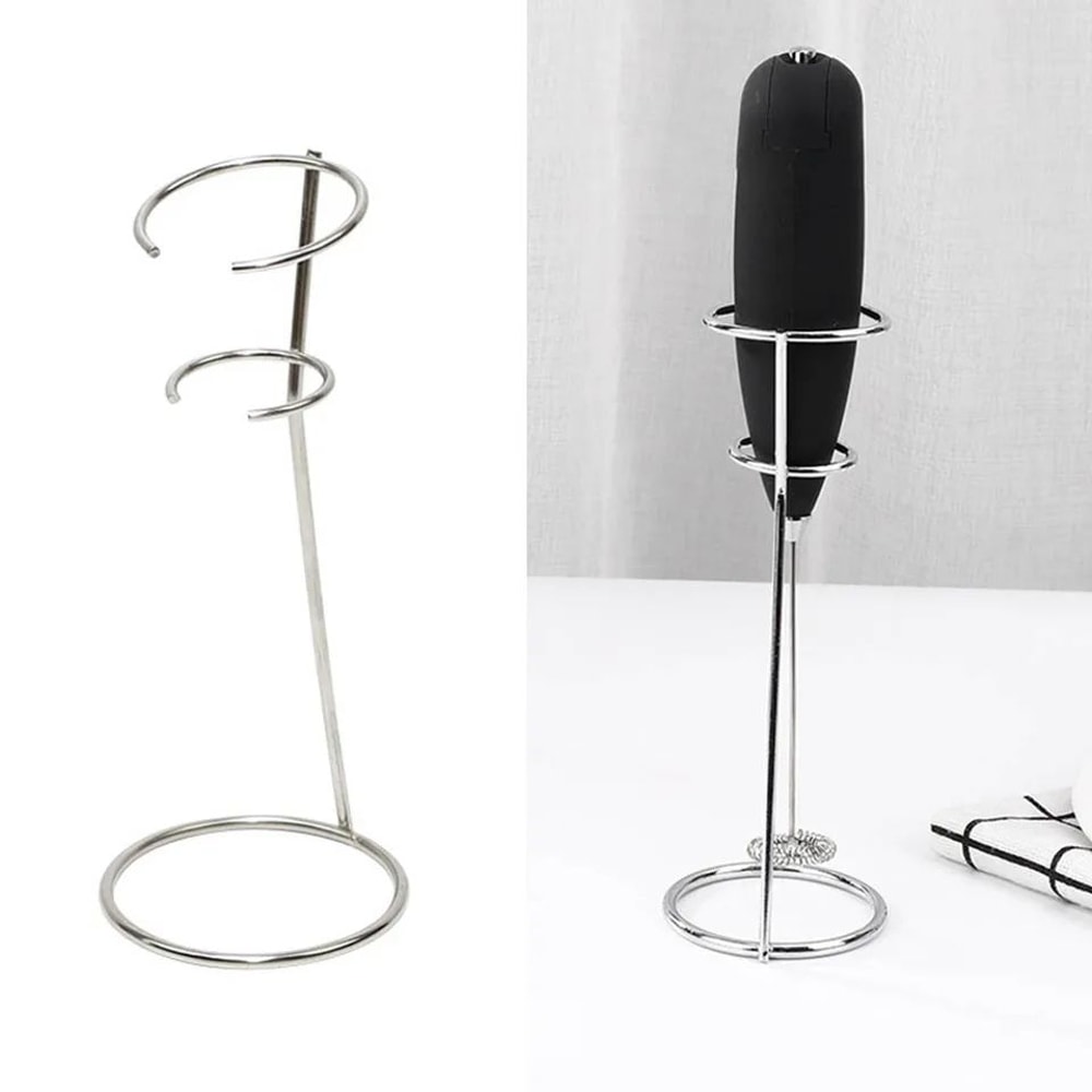 Handheld Milk Frother Stand Egg Beater Holder Mixer Rest Rack For Electric Frother Whisk Kitchen 0