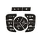 Car AC Button Stickers Repair Decals HighGrade Vinyl HVAC Control Push Button Labels For Interior 0