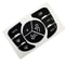 Car AC Button Stickers Repair Decals HighGrade Vinyl HVAC Control Push Button Labels For Interior 2