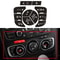 Car AC Button Stickers Repair Decals HighGrade Vinyl HVAC Control Push Button Labels For Interior 4