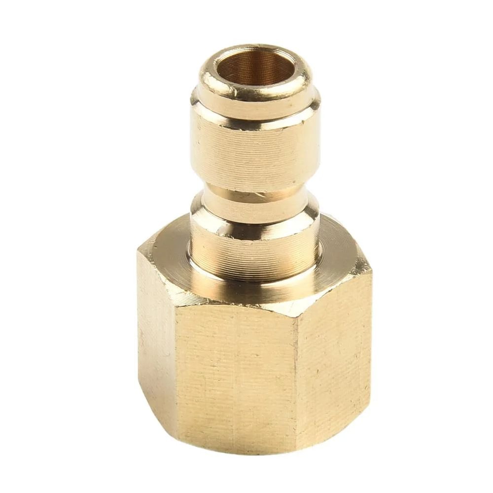 Pressure Washer Quick Connect Adapter 14in BrassStainless Coupler Male Female Connector Fitting Fo 8