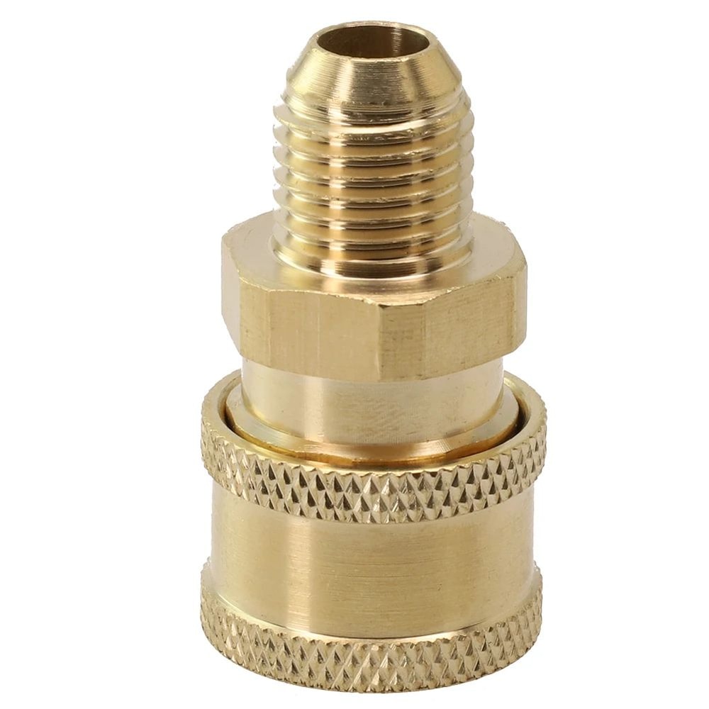 Pressure Washer Quick Connect Adapter 14in BrassStainless Coupler Male Female Connector Fitting Fo 10