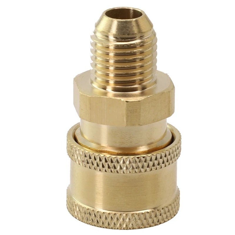Pressure Washer Quick Connect Adapter 14in BrassStainless Coupler Male Female Connector Fitting Fo 10