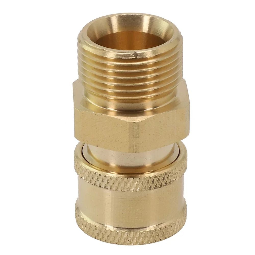 Pressure Washer Quick Connect Adapter 14in BrassStainless Coupler Male Female Connector Fitting Fo 14