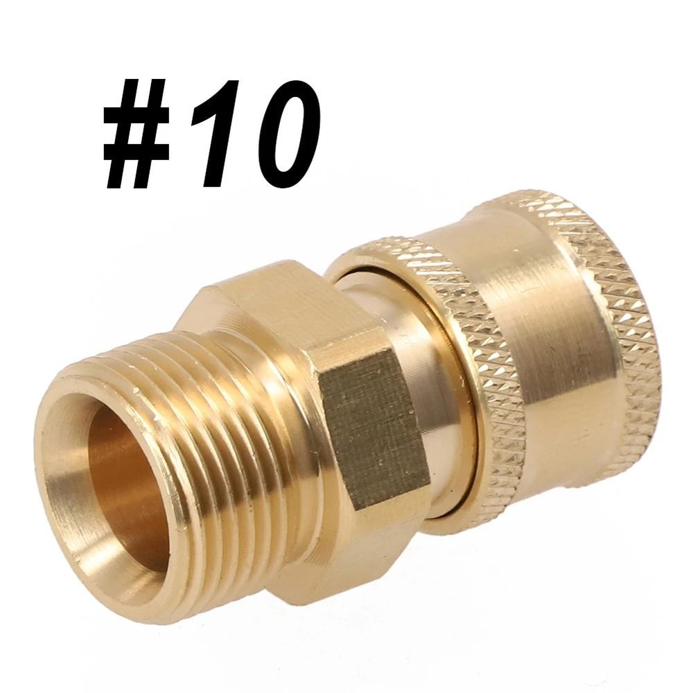 Pressure Washer Quick Connect Adapter 14in BrassStainless Coupler Male Female Connector Fitting Fo 15