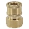 Pressure Washer Quick Connect Adapter 14in BrassStainless Coupler Male Female Connector Fitting Fo 17