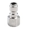 Pressure Washer Quick Connect Adapter 14in BrassStainless Coupler Male Female Connector Fitting Fo 19