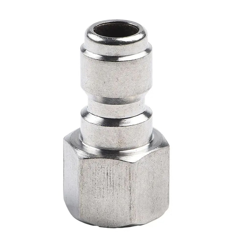 Pressure Washer Quick Connect Adapter 14in BrassStainless Coupler Male Female Connector Fitting Fo 19