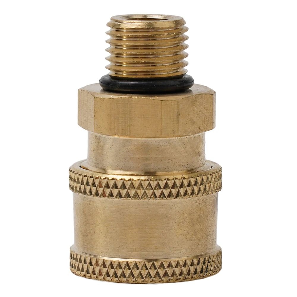 Pressure Washer Quick Connect Adapter 14in BrassStainless Coupler Male Female Connector Fitting Fo 21