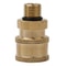 Pressure Washer Quick Connect Adapter 14in BrassStainless Coupler Male Female Connector Fitting Fo 21