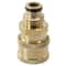 Pressure Washer Quick Connect Adapter 14in BrassStainless Coupler Male Female Connector Fitting Fo 22