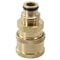 Pressure Washer Quick Connect Adapter 14in BrassStainless Coupler Male Female Connector Fitting Fo 22