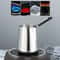 Stainless Steel Turkish Coffee Pot With Long Handle Milk Chocolate Melting Pan Sauce Warmer Stove 3