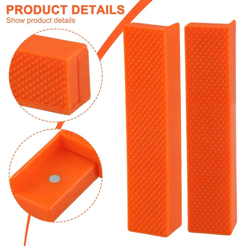 Magnetic Vise Jaw Pad Set 2pcs Soft NonSlip Protective Covers For Bench Vise Clamps Drill Press Wo 0