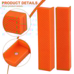 magnetic vise jaw pad set 2pcs | soft non-slip protective covers for bench vise clamps drill press wood metal