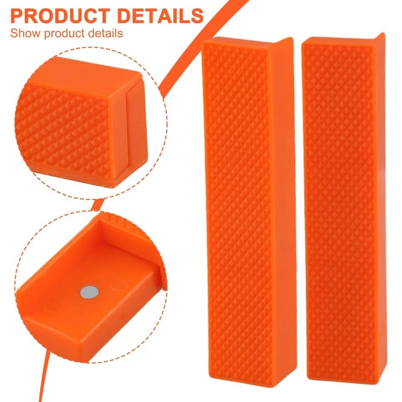 Magnetic Vise Jaw Pad Set 2pcs Soft NonSlip Protective Covers For Bench Vise Clamps Drill Press Wo 0