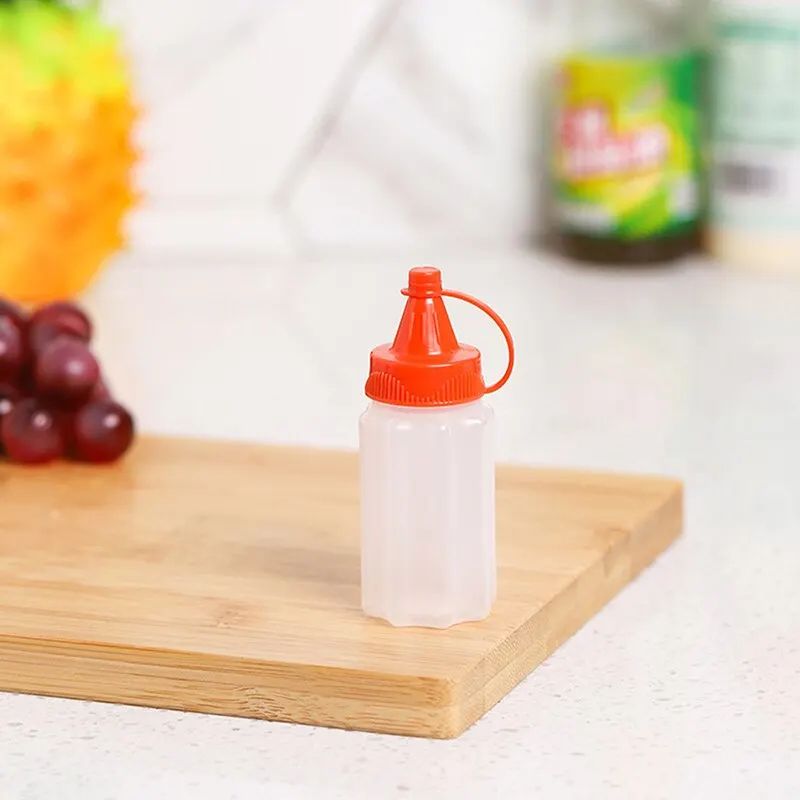 Mini Sauce Squeeze Bottles Set Of 4 Leakproof Condiment Dispenser For BBQ Picnic Lunch Dressing Oi 3