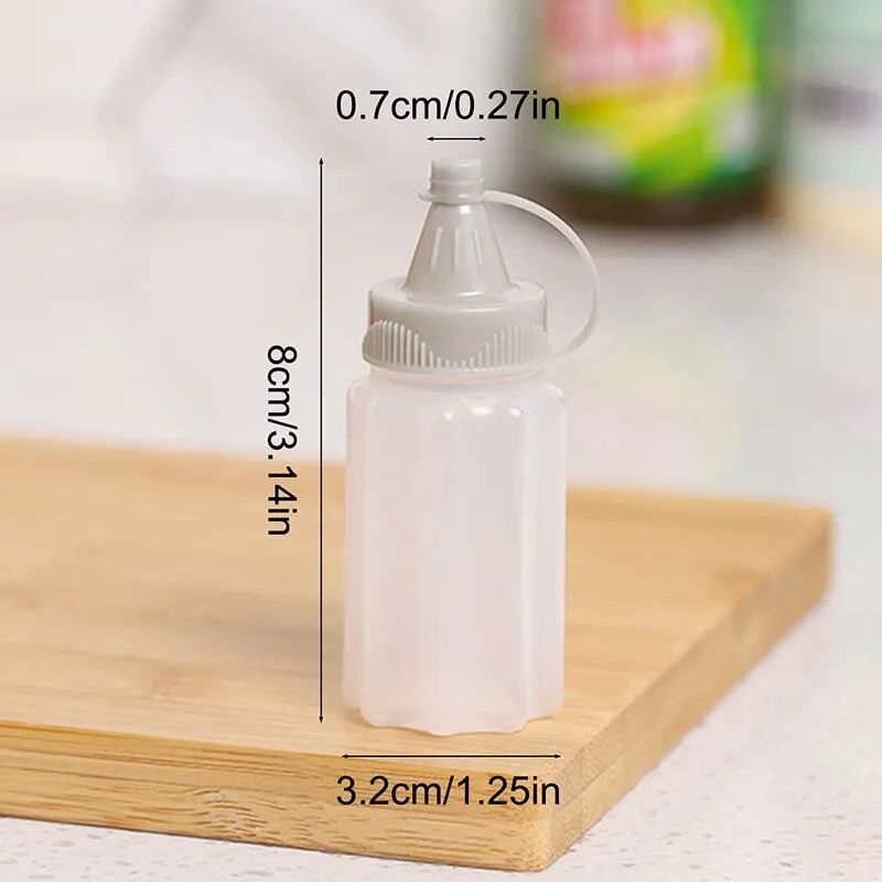 Mini Sauce Squeeze Bottles Set Of 4 Leakproof Condiment Dispenser For BBQ Picnic Lunch Dressing Oi 4
