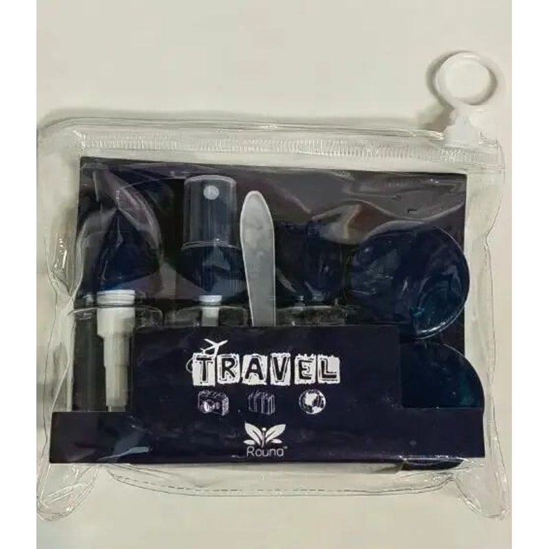 Leakproof Travel Bottles Kit Clear Toiletry Containers Set Travel Size Cosmetic Tubes For Shampoo 6