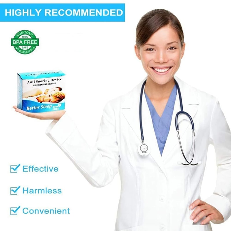 Anti Snoring Nose Clip Set 4pcs Nasal Breathing Aid For Sleep Support Snore Reduction And Nighttim 3