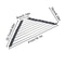 Foldable Triangular Sink Storage Rack Stainless Steel Kitchen Drain Holder For Bowls Chopsticks Sp 4