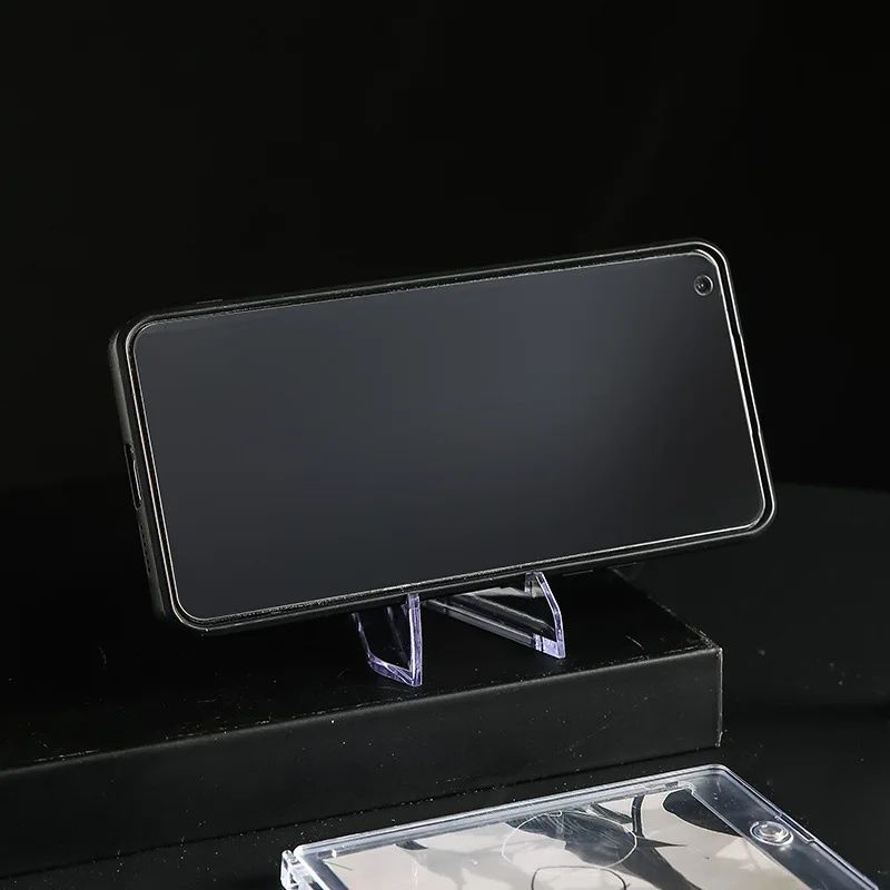Acrylic Challenge Coin Display Stand Holders Transparent Triangle Coin Capsule Stands For Commemor 5
