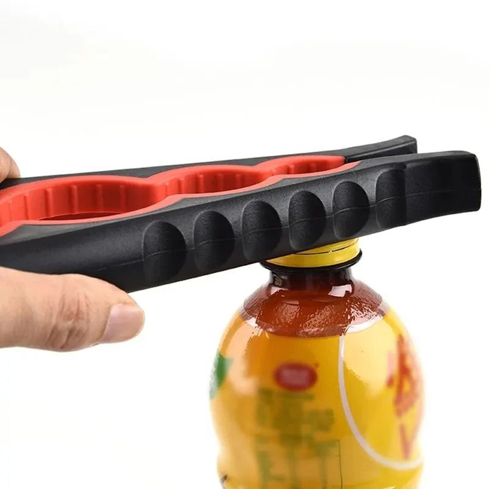4in1 MultiFunction Can Bottle Opener AntiSlip Cap Twister With 4 Positions For Jars Lids Beverag 3