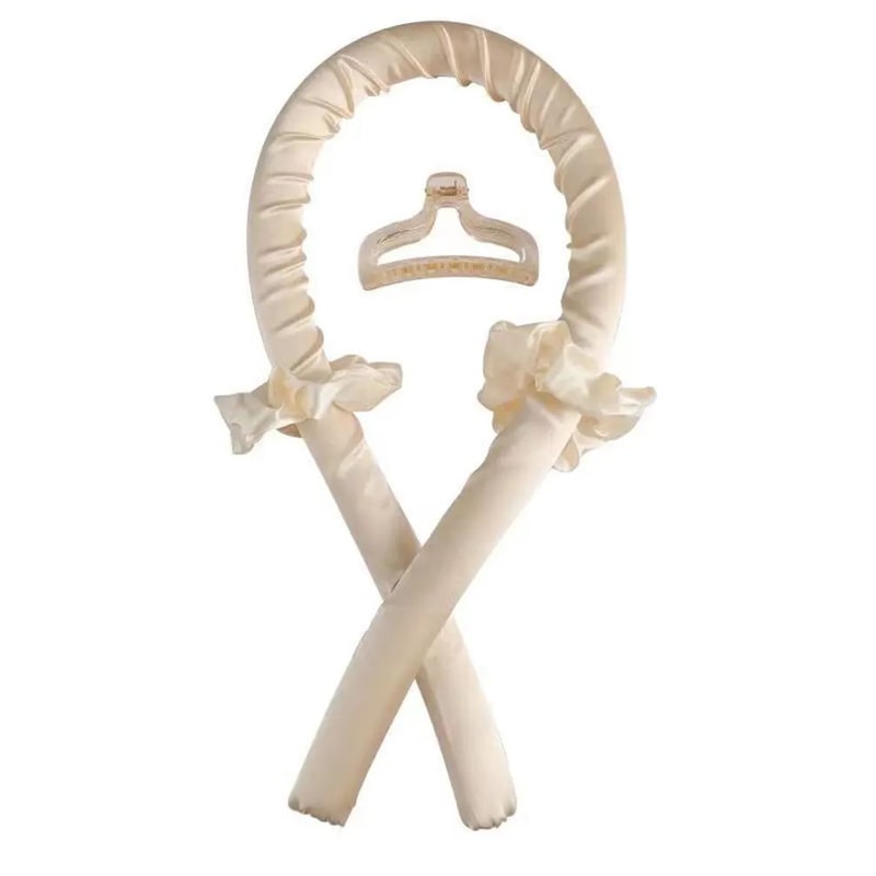 NoHeat Sleeping Curling Rod Foam Overnight Big Wave Hair Curler Band DIY Heatless Curling Set For 2