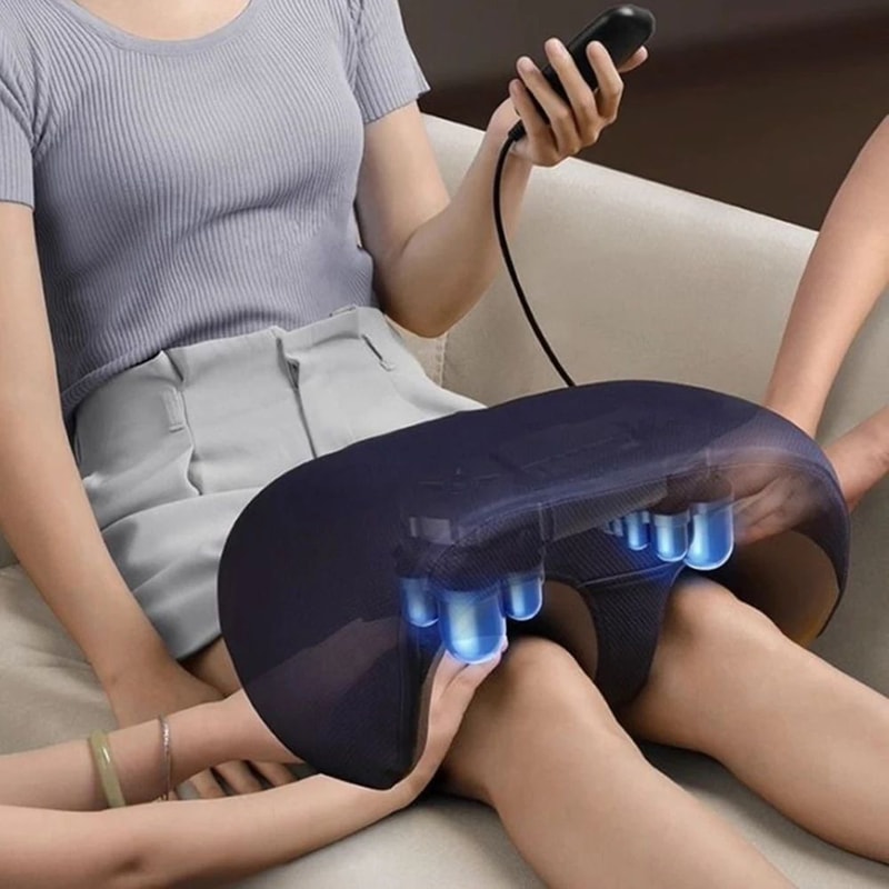 Super Big Electric Foot Calf Massager With Heat Deep Tissue Shiatsu Kneading Roller Machine For St 2