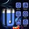 Portable DoubleHead Mini Magnetic Electric Shaver For Men USB Rechargeable Travel Beard Razor Compa 2