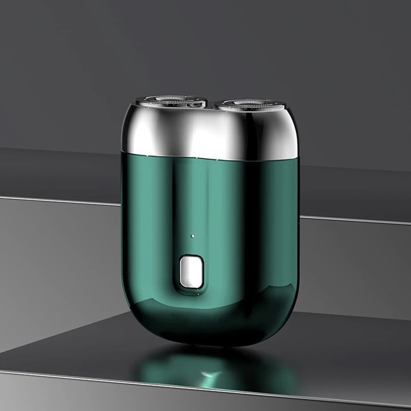 Portable DoubleHead Mini Magnetic Electric Shaver For Men USB Rechargeable Travel Beard Razor Compa 4