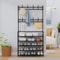 45 Tier Multifunctional Plastic Storage Rack Organizer Floor Standing Shoe Clothes Shelf Easy Asse 3