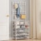 45 Tier Multifunctional Plastic Storage Rack Organizer Floor Standing Shoe Clothes Shelf Easy Asse 6