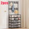 45 Tier Multifunctional Plastic Storage Rack Organizer Floor Standing Shoe Clothes Shelf Easy Asse 7