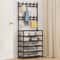 45 Tier Multifunctional Plastic Storage Rack Organizer Floor Standing Shoe Clothes Shelf Easy Asse 11