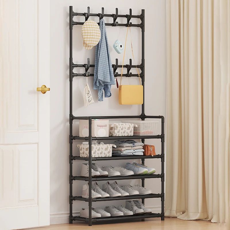 45 Tier Multifunctional Plastic Storage Rack Organizer Floor Standing Shoe Clothes Shelf Easy Asse 11