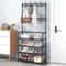 45 Tier Multifunctional Plastic Storage Rack Organizer Floor Standing Shoe Clothes Shelf Easy Asse 13