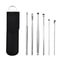 6 Pcs Stainless Steel Ear Wax Removal Kit Ear Cleaner Curette Spoon Earpick Tools For Safe Ear Clea 6