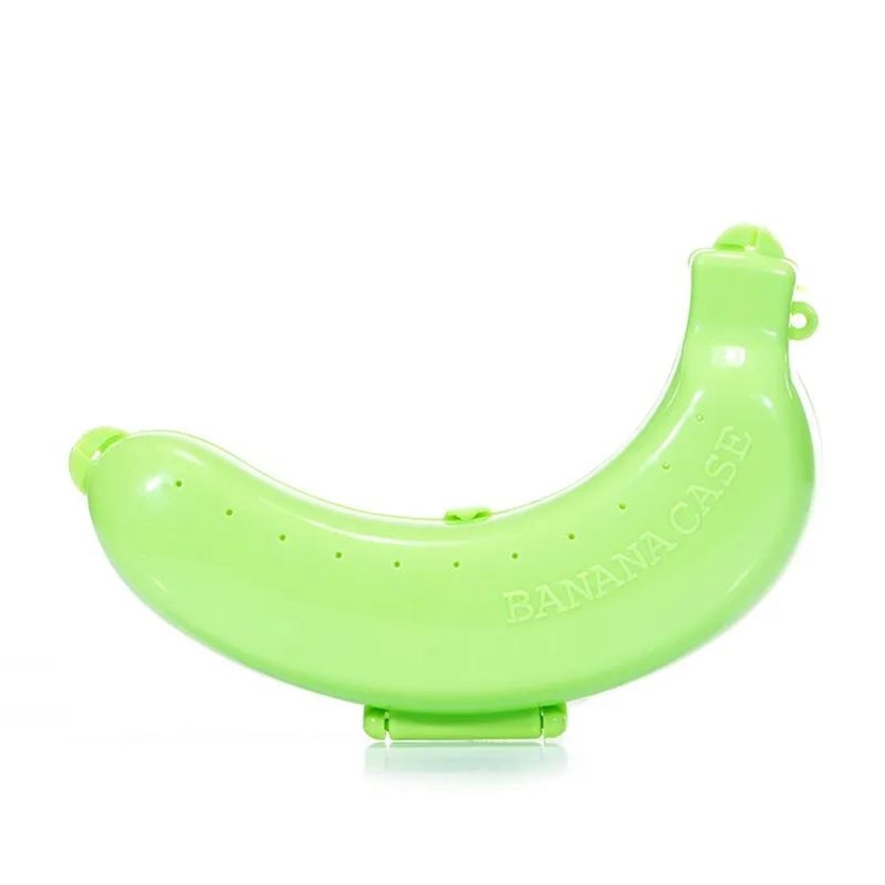 Banana Case Protector Box Hard Shell Banana Holder For Travel Lunch Bags Plastic Storage Container 8