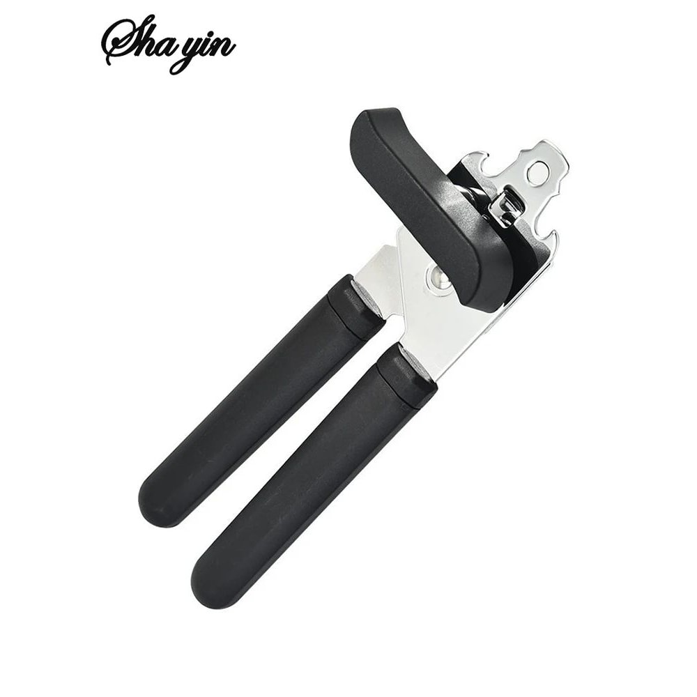 Stainless Steel Manual Can Opener Bottle Opener Multifunctional Craft Beer Grip Tool Heavy Duty Ki 6