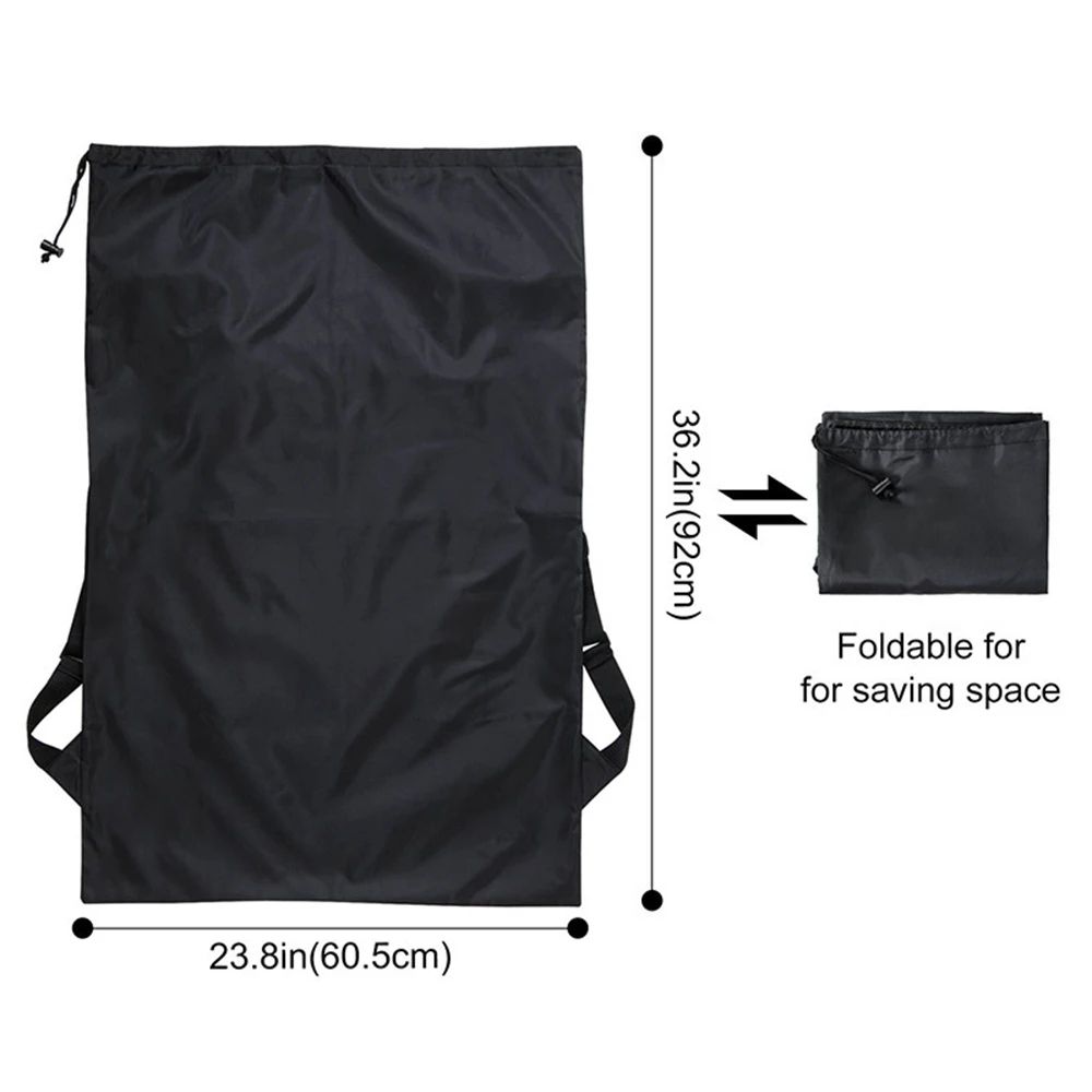 Foldable Laundry Backpack Hamper Large Capacity Dirty Clothes Organizer Bag For Travel Dorm Gym Dra 5