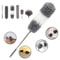 11024in Telescopic Ceiling Duster Kit With 6 Brush Heads Extendable Microfiber Dust Collector For C 1