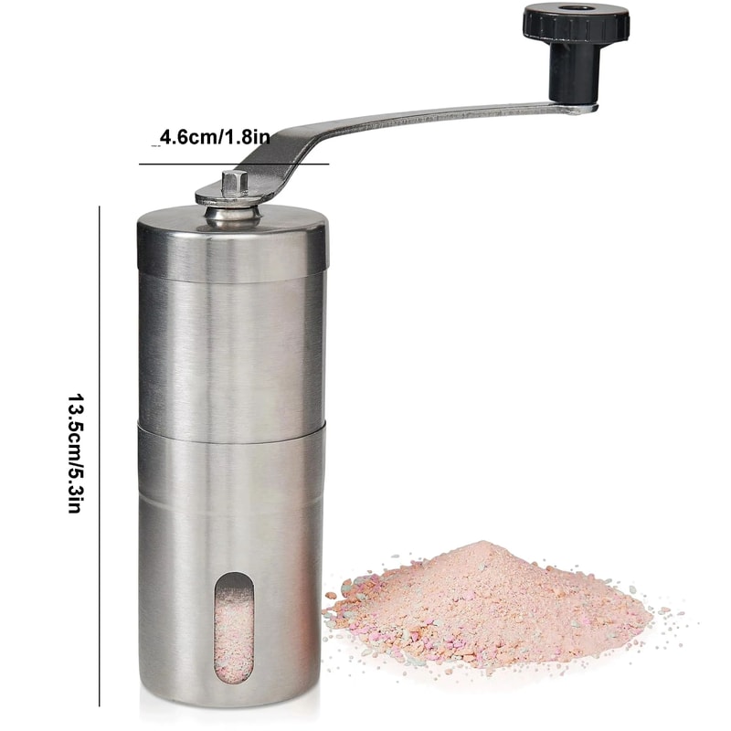 Stainless Steel Pill Crusher Grinder Large Capacity Pill Splitter Pulverizer For Feeding Tube Fine 1