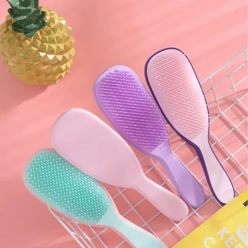 AntiStatic Detangling Hair Brush Comb Wet Dry Scalp Massage Styling Tool Portable Barber Comb For 1