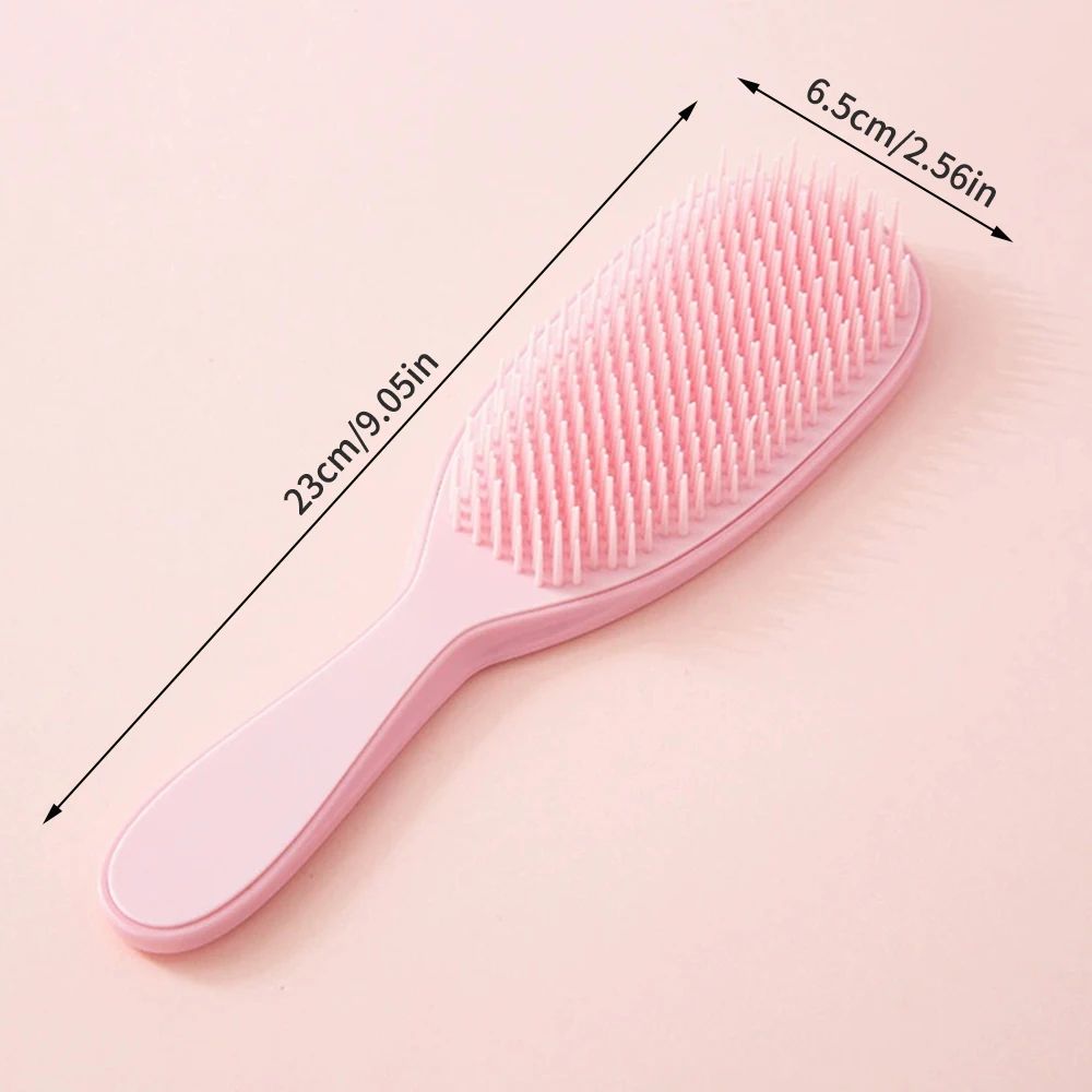 AntiStatic Detangling Hair Brush Comb Wet Dry Scalp Massage Styling Tool Portable Barber Comb For 4